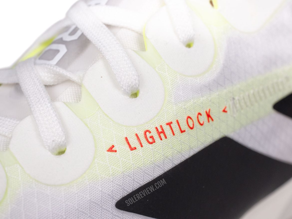 The Lightlock upper of the adidas adios Pro 4.