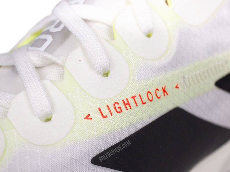 The Lightlock upper of the adidas adios Pro 4.