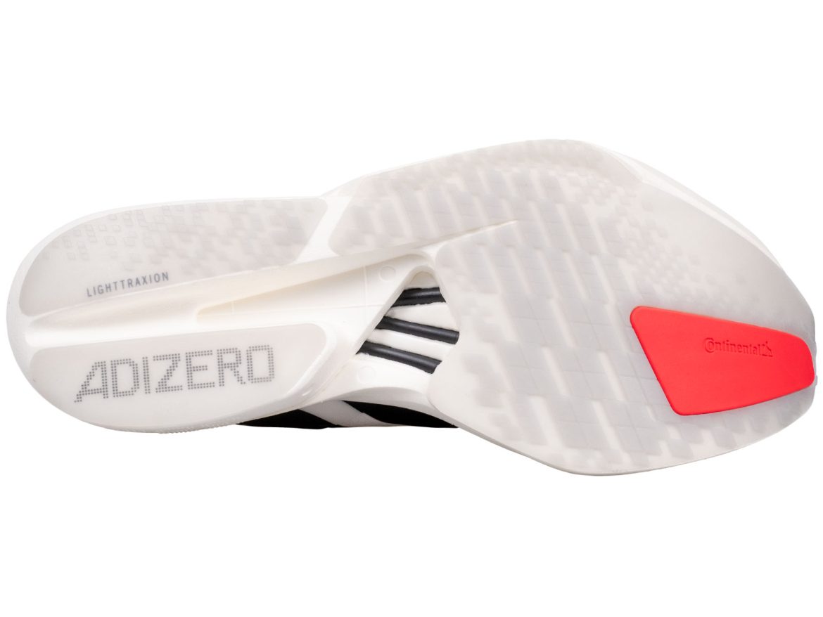 The outsole of the adidas adios Pro 4.
