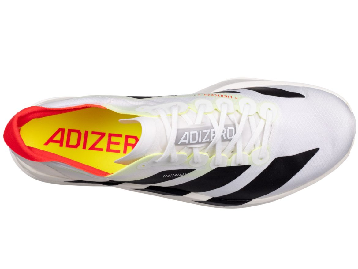 The top view of the adidas adios Pro 4.