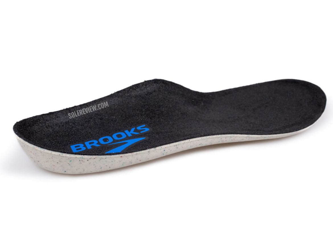 The removable footbed of the Brooks Glycerin 22.