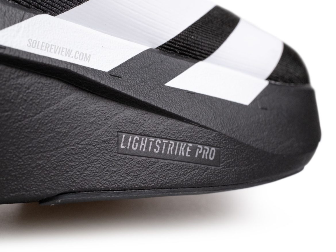 The Lightstrike Pro midsole of the adidas adizero EVO SL.