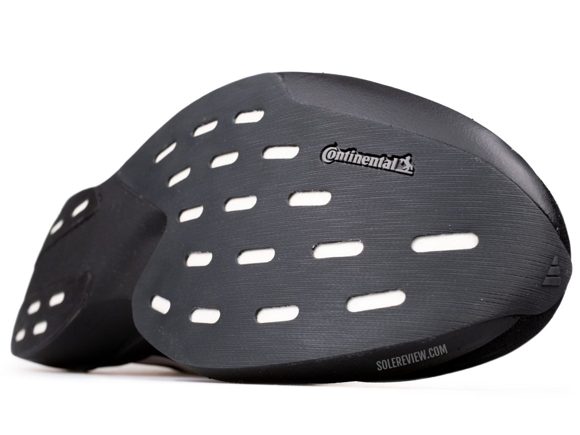 The forefoot outsole of the adidas adizero EVO SL.
