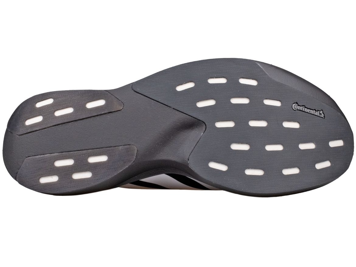 The outsole of the adidas adizero EVO SL.
