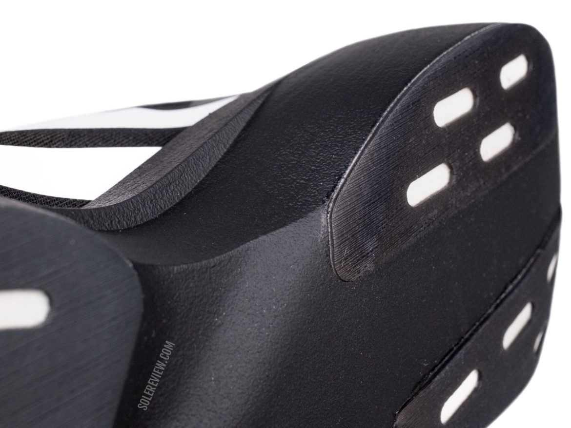 The midsole ridge of the adidas adizero EVO SL.