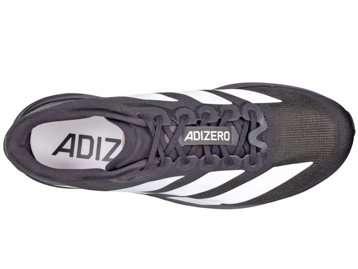 The top view of the adidas adizero EVO SL.