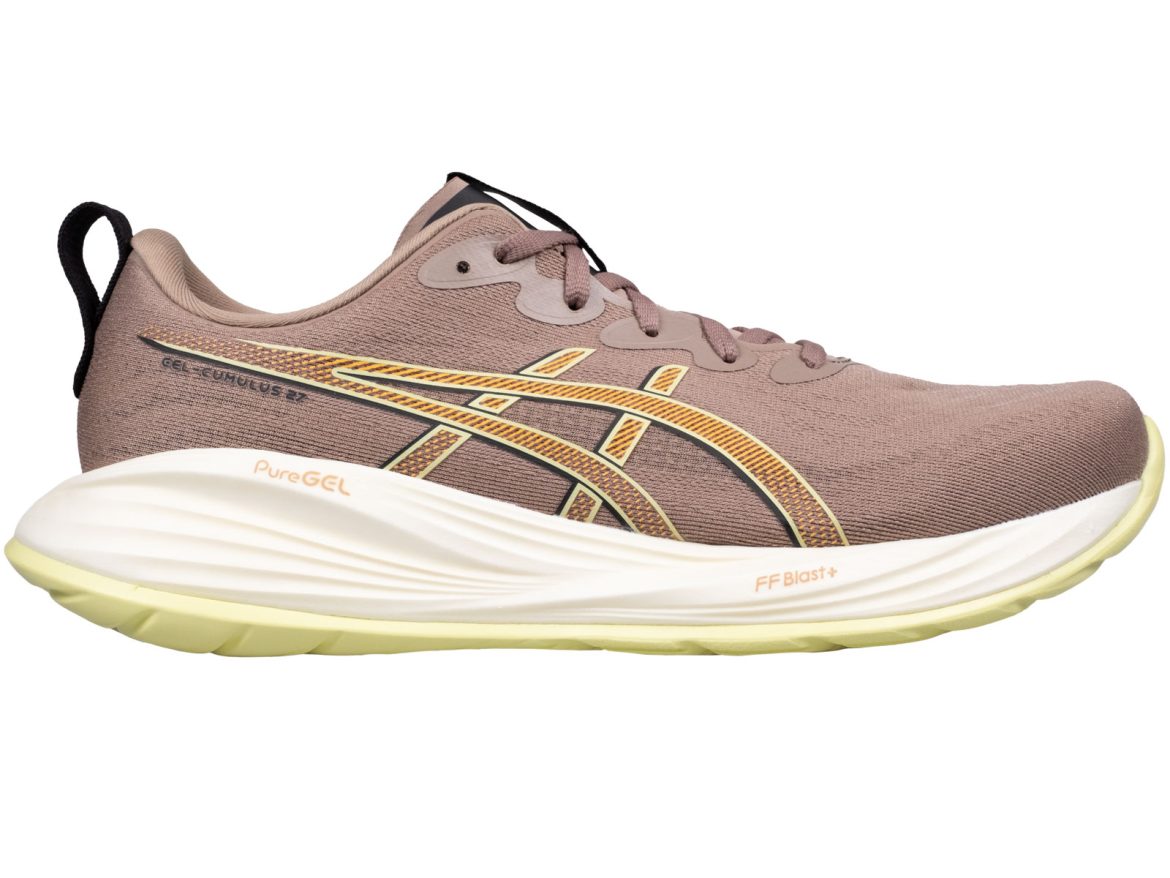 The side view of the Asics Cumulus 27.