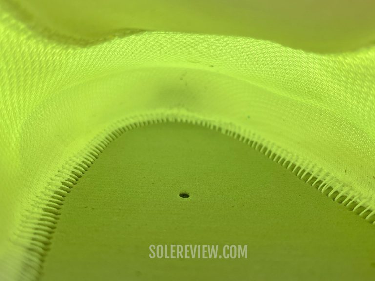 The interiors of the Nike Vomero 18.