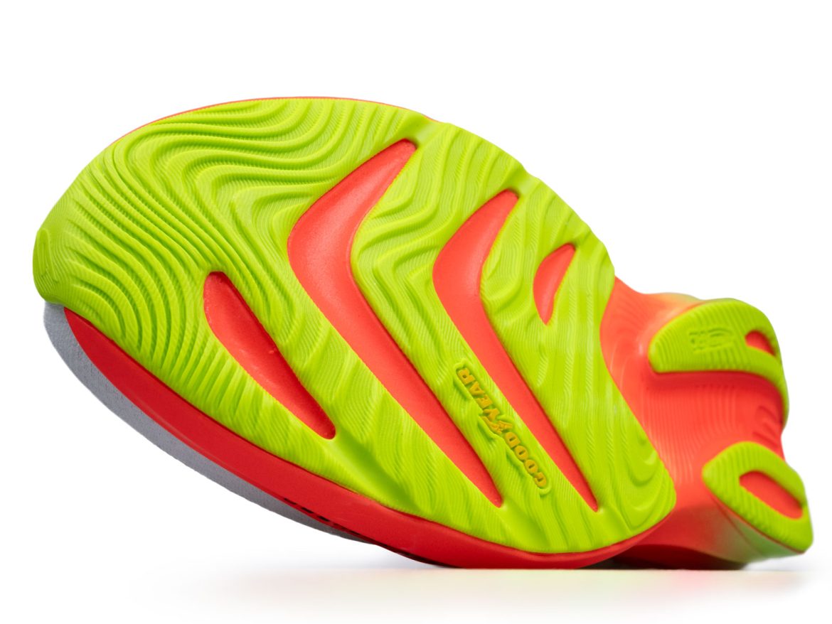 Skechers_Aero_Spark_forefoot_outsole The Goodyear outsole of the Skechers Aero Spark.