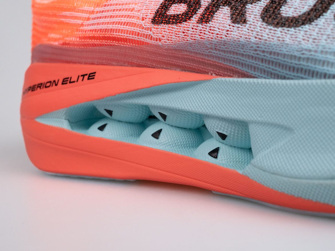 The midsole of the Brooks Hyperion Elite 5.