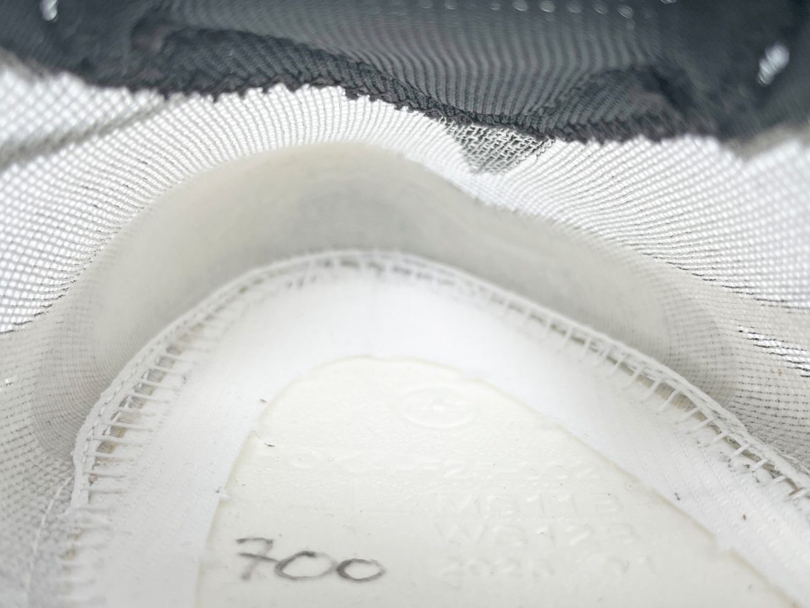 The interior of the Hoka Rocket X3.