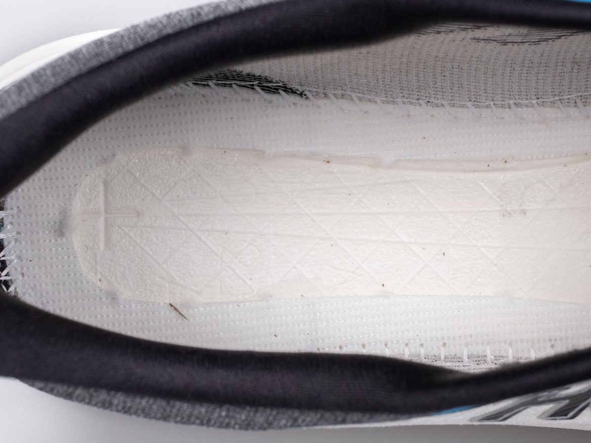 The exposed lasting of the Hoka Rocket X3.