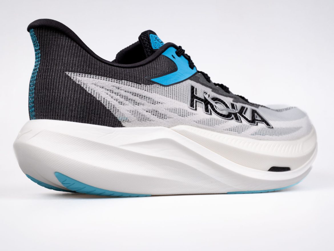 The side profile of the Hoka Rocket X3.