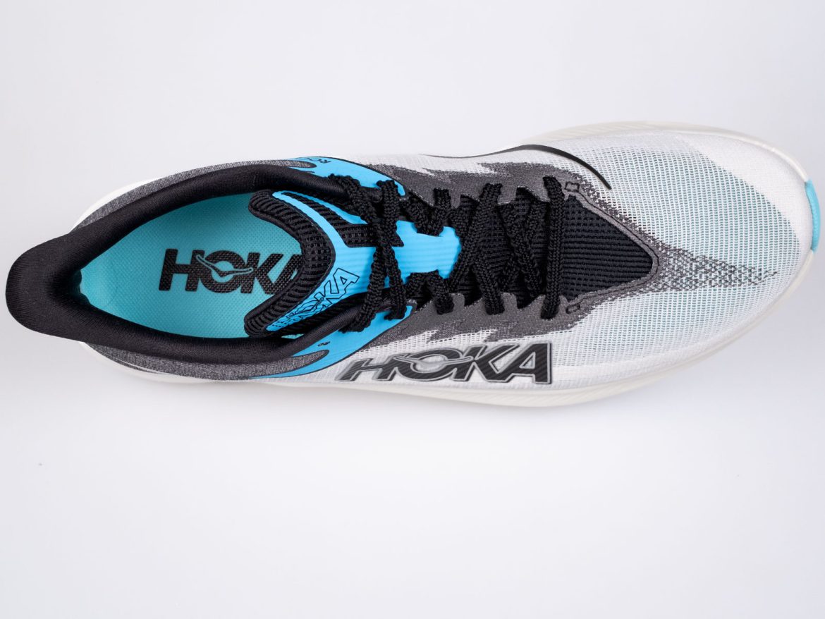 The top view of the Hoka Rocket X3.