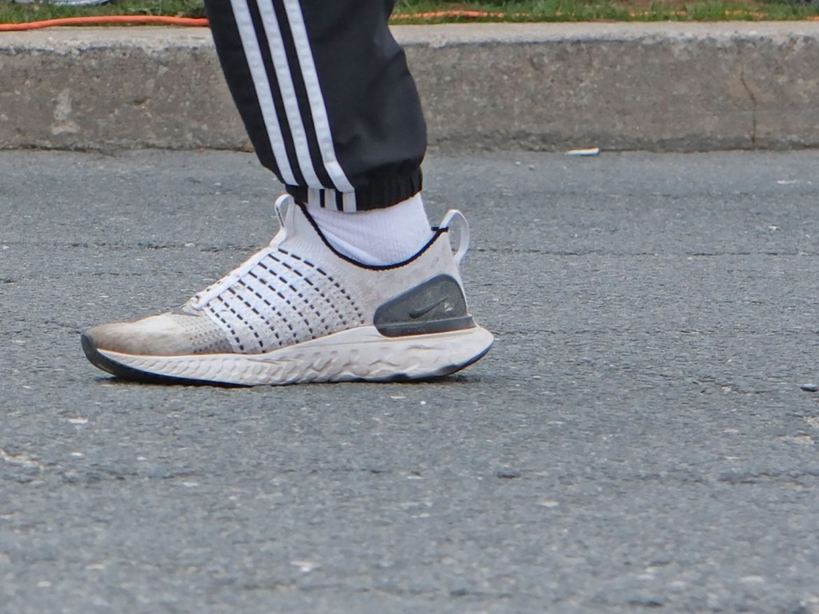 Nike Phantom run 2 on the road.