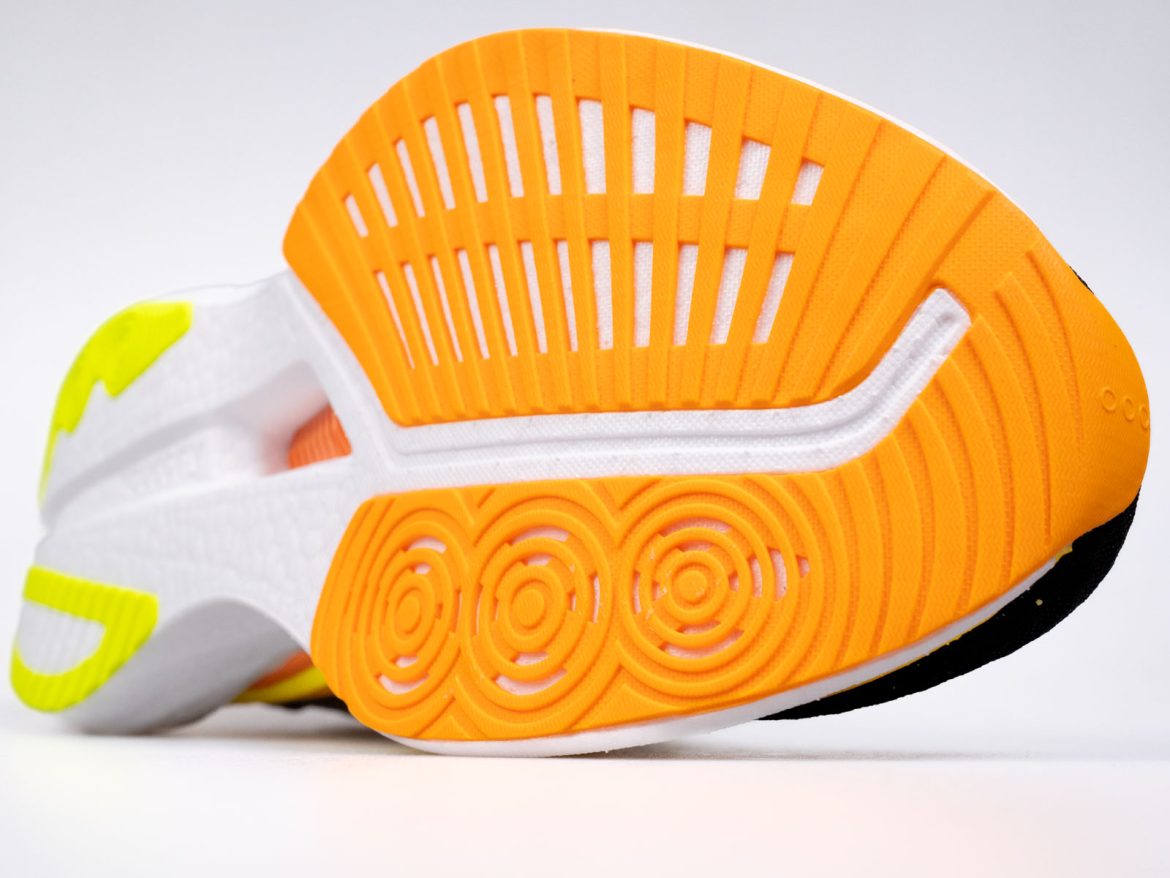Saucony_Endorphin_Speed_5_forefoot The forefoot outsole of the Saucony Endorphin Speed 5.