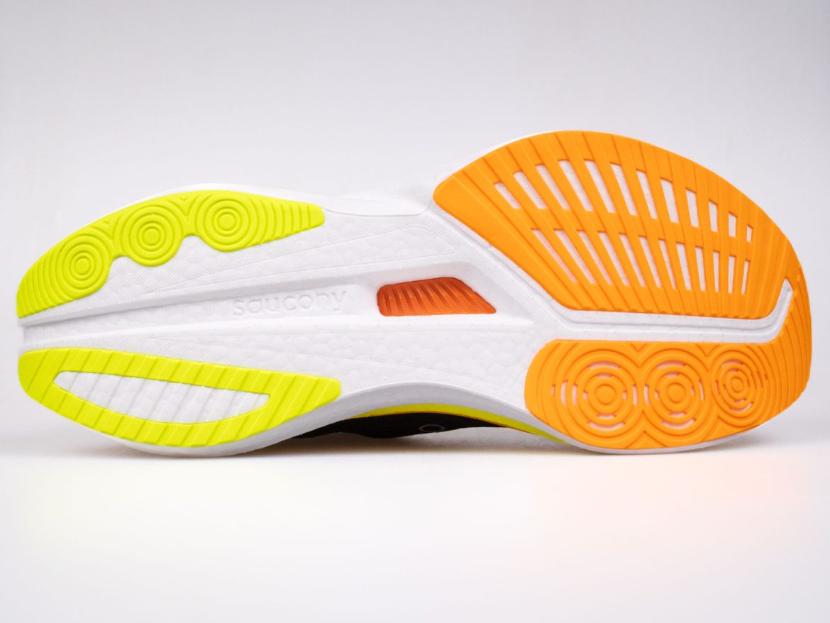 Saucony_Endorphin_Speed_5_outsole The outsole of the Saucony Endorphin Speed 5.