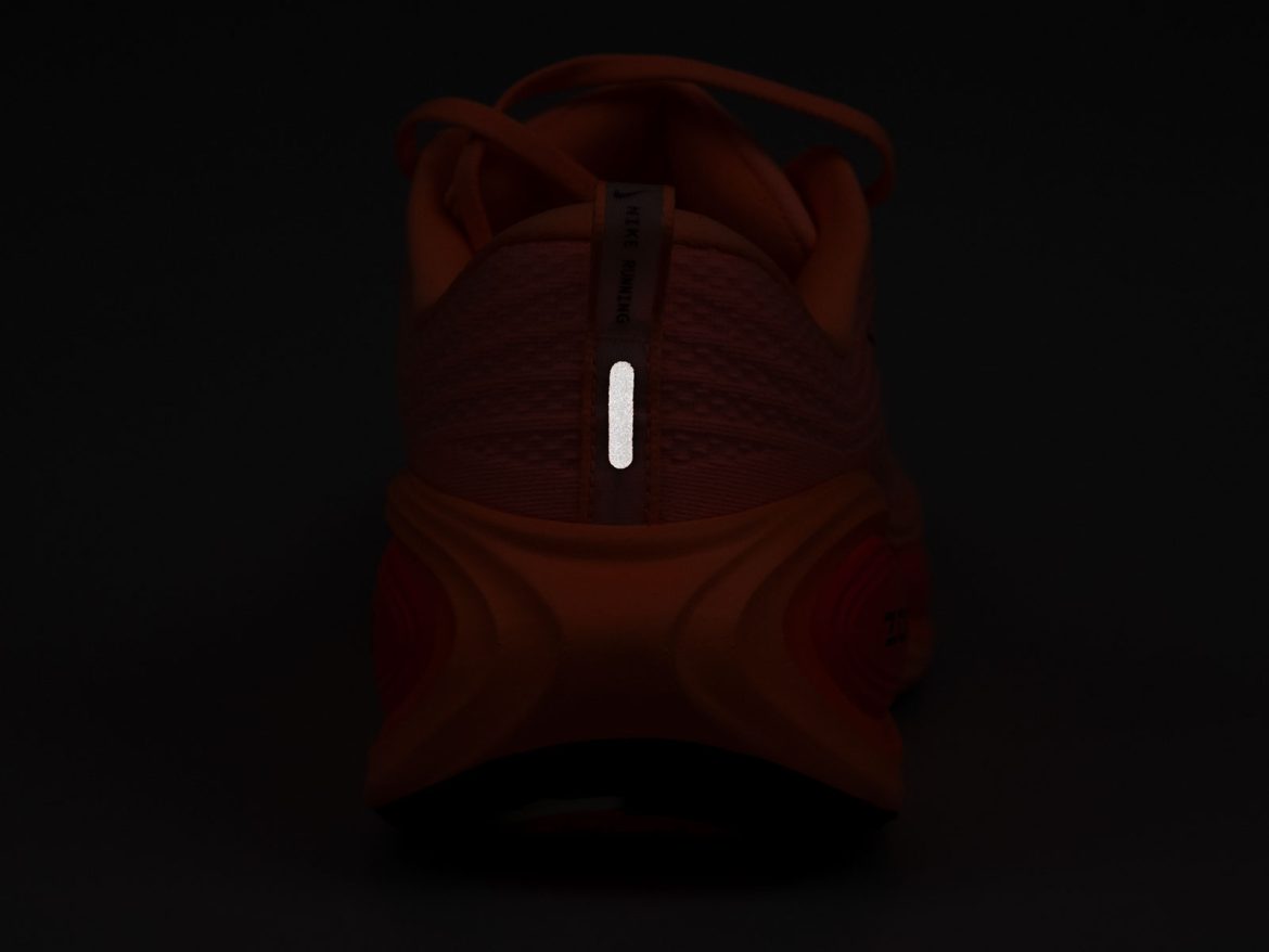 Reflective details on the Nike Vomero Plus.