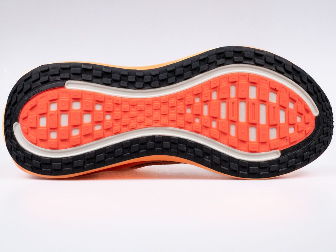 The outsole of the Nike Vomero Plus.