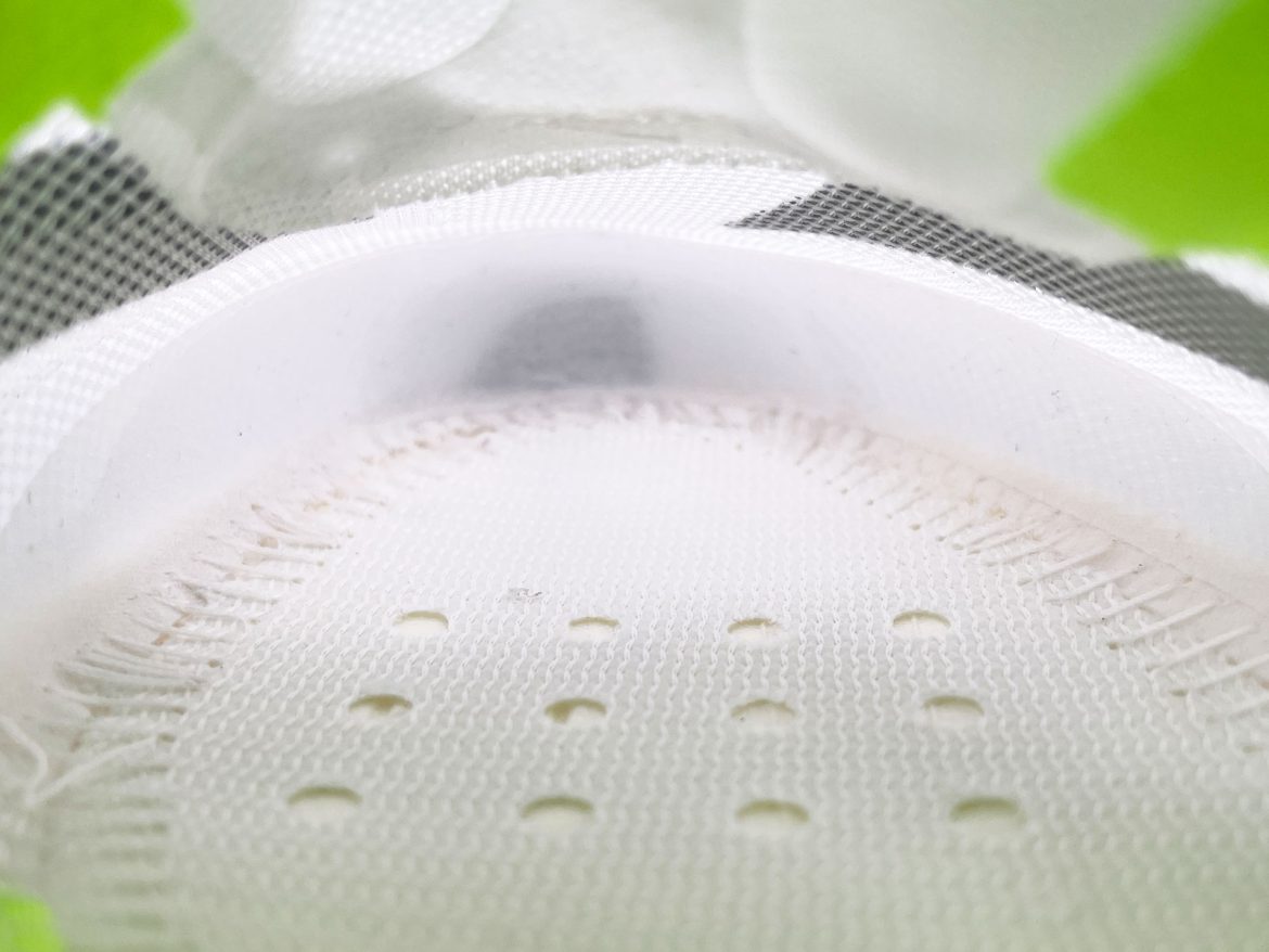 The interiors of the adidas Boston 13.