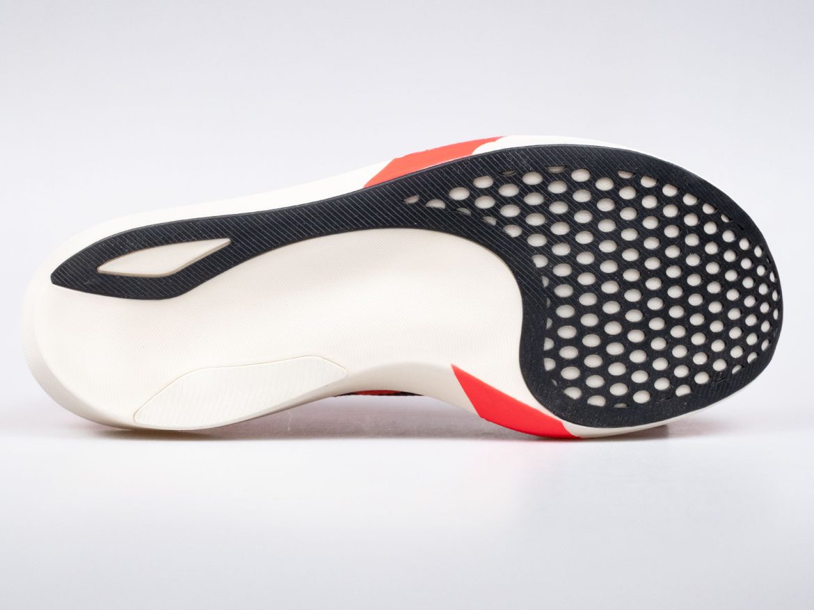The outsole of the Asics Metaspeed Edge Tokyo.