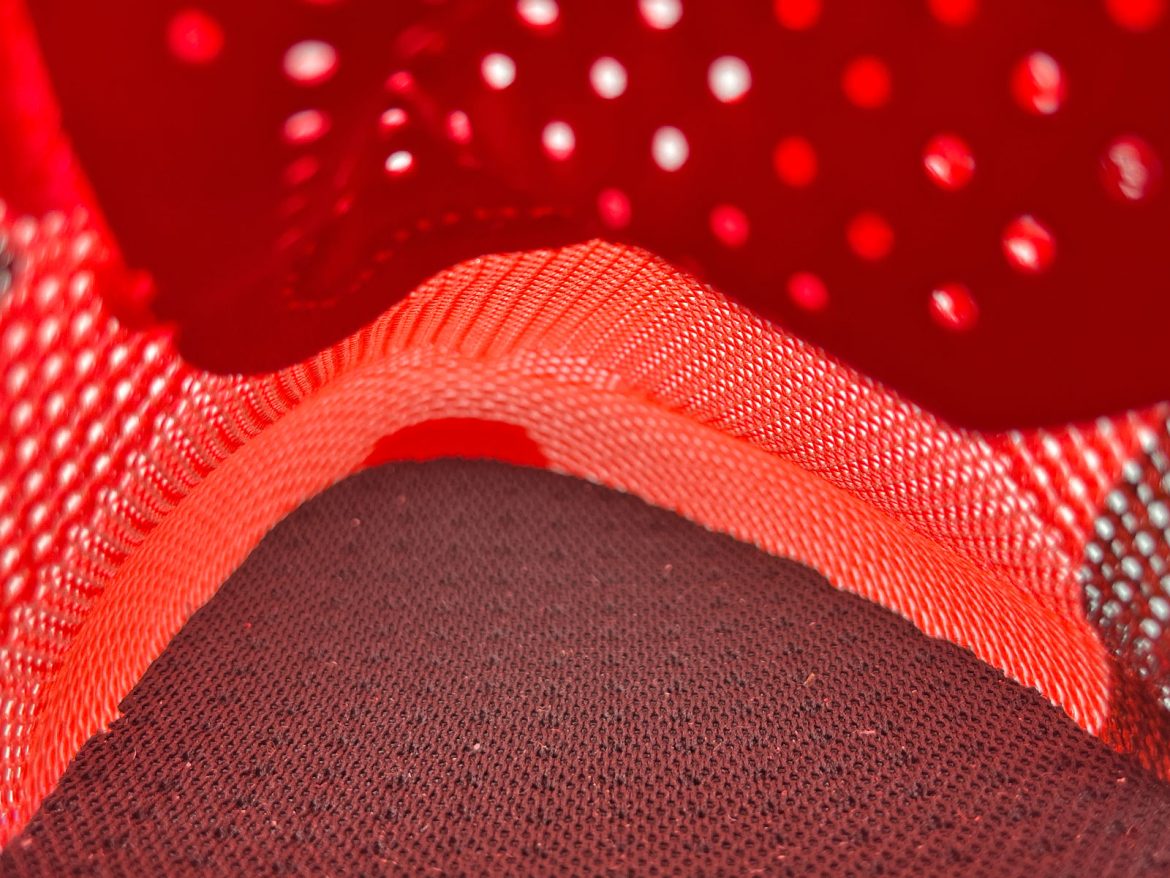 The interior of the Asics Metaspeed Tokyo.