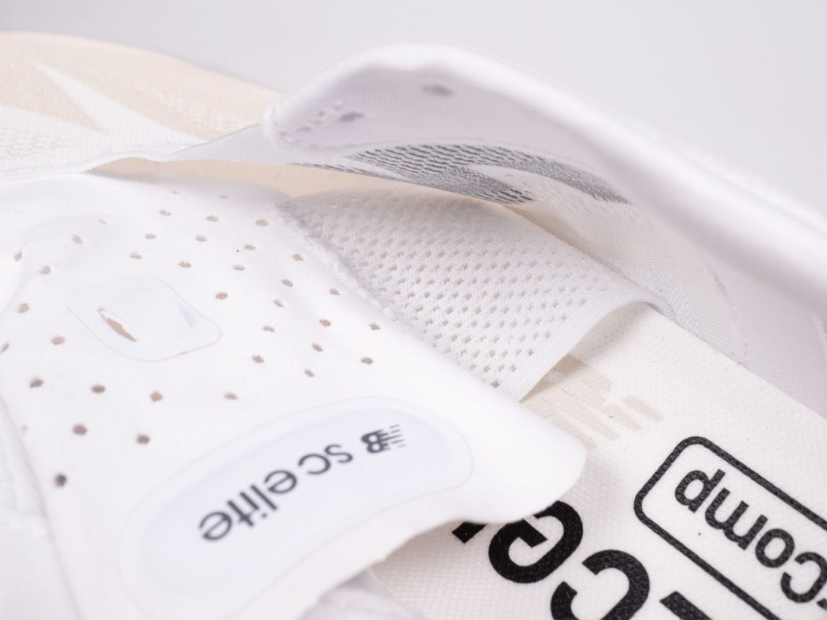 New_Balance_SC_Elite_V5_gusset The tongue gusset of the New Balance SC Elite V5.