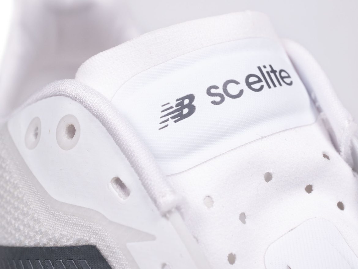 New_Balance_SC_Elite_V5_tongue The tongue flap of the New Balance SC Elite V5.