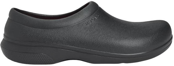 Crocs Work on the clock Literide slip on product box.
