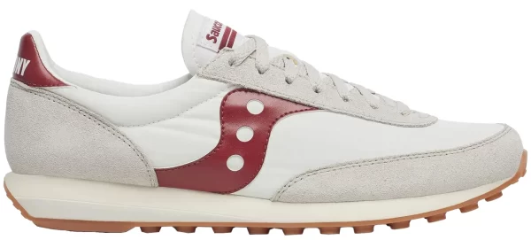 Saucony Trainer 80 white/red product box.