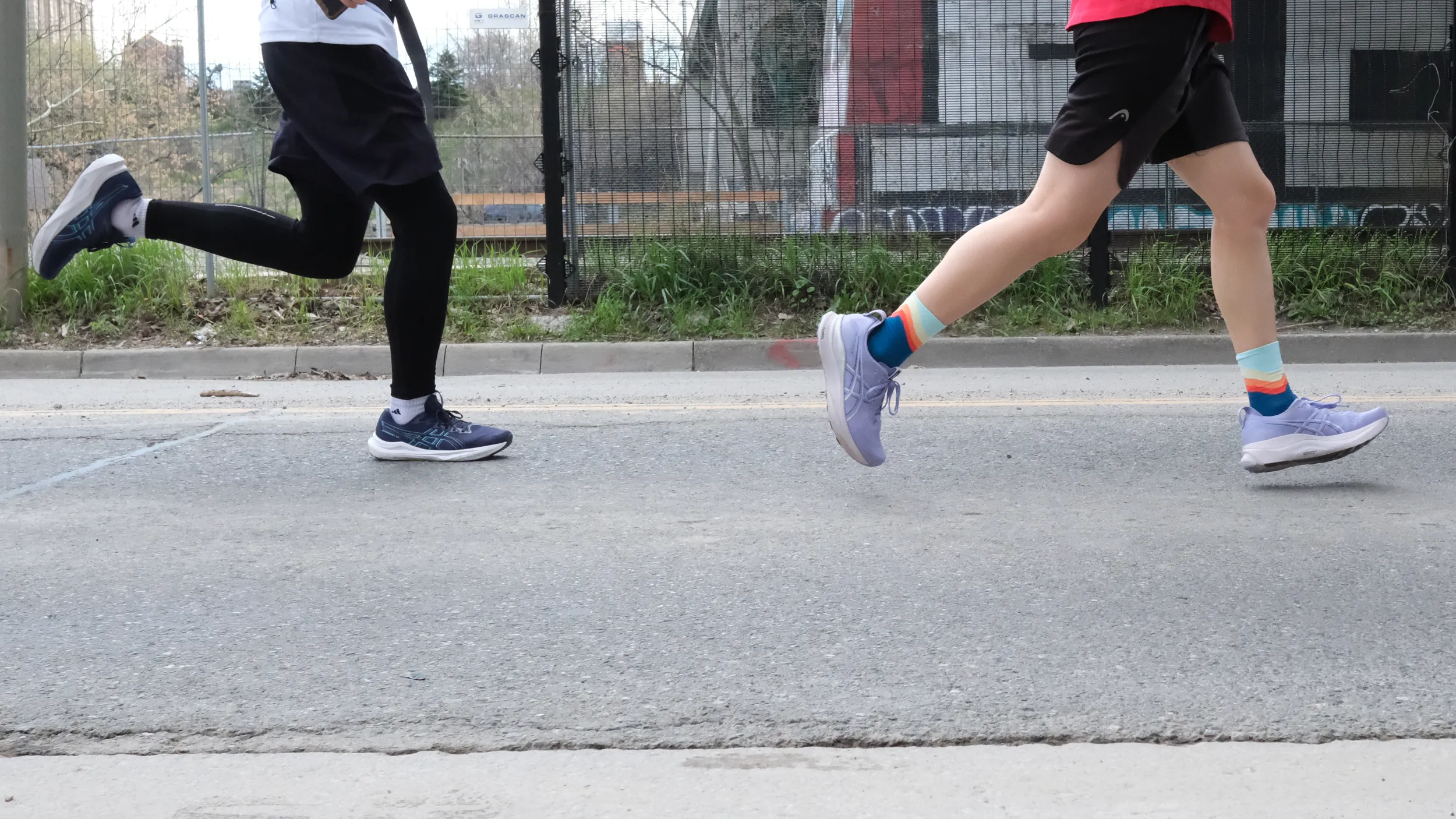 Landing mechanics of the Asics Kayano 32 and GT-2000 14